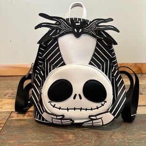 Loungefly Jack Skellington Nightmare Before Christmas small backpack purse